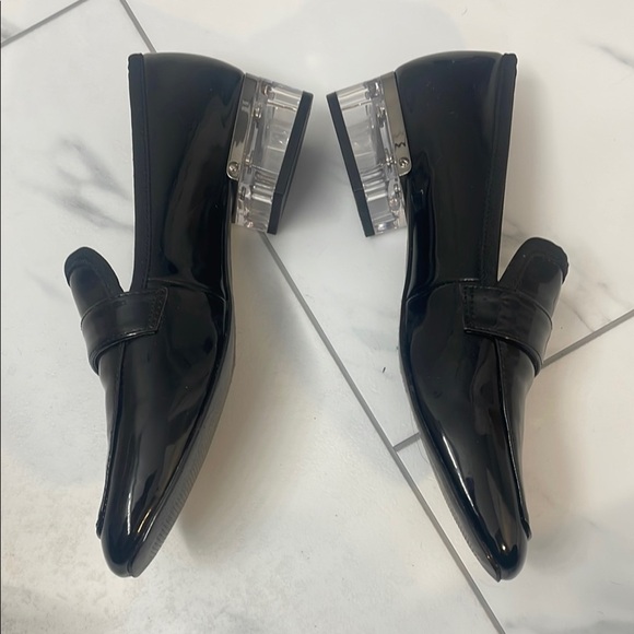 Nine West Black Patent Leather Loafers Flats - Picture 2 of 5